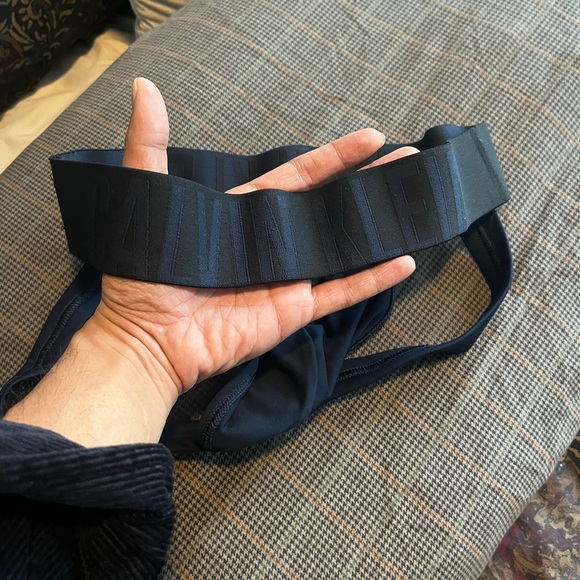 Calvin Klein Navy Jockstrap- size small - Picture 7 of 7
